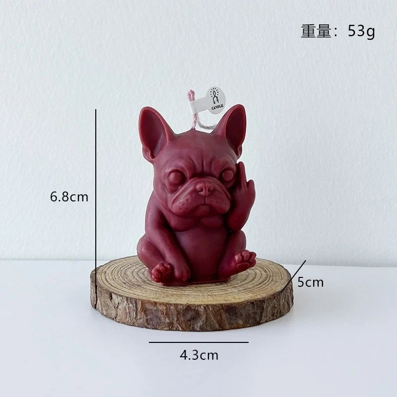 Mini Dog Shaped Scented Candle