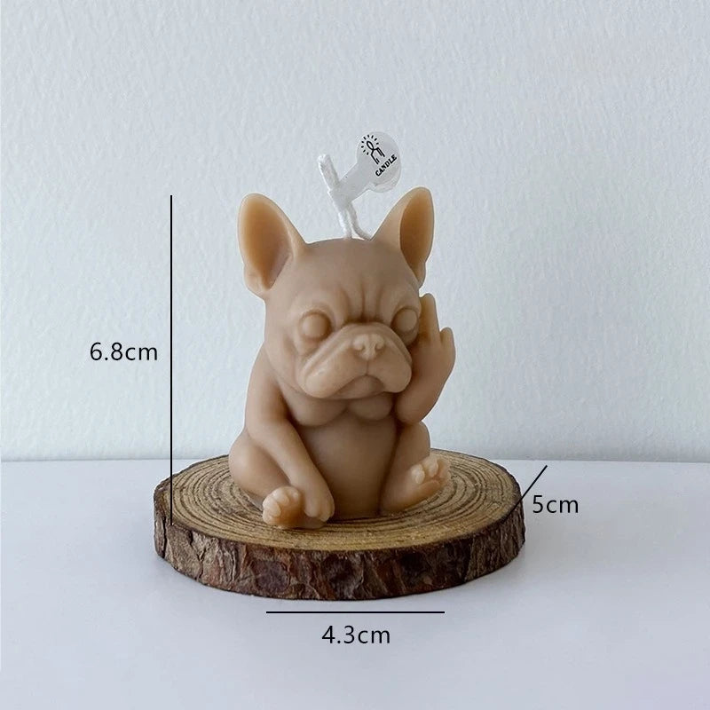 Mini Dog Shaped Scented Candle