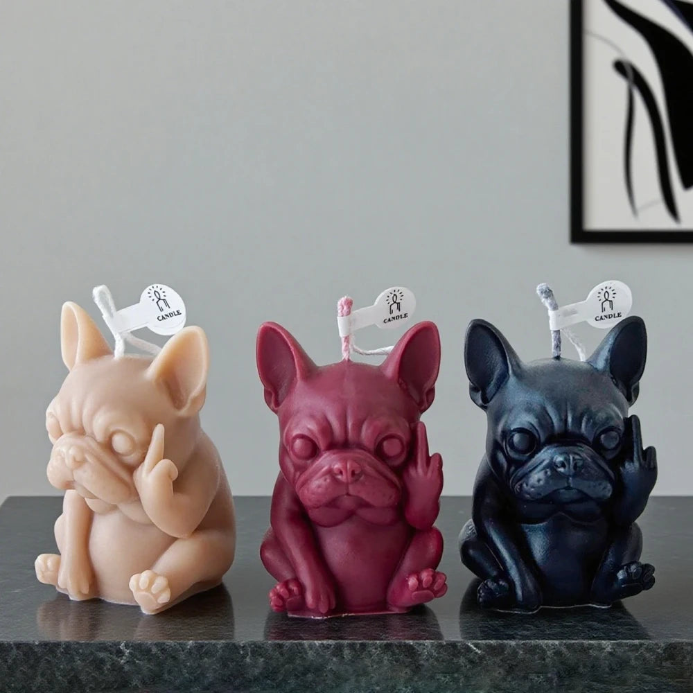 Mini Dog Shaped Scented Candle