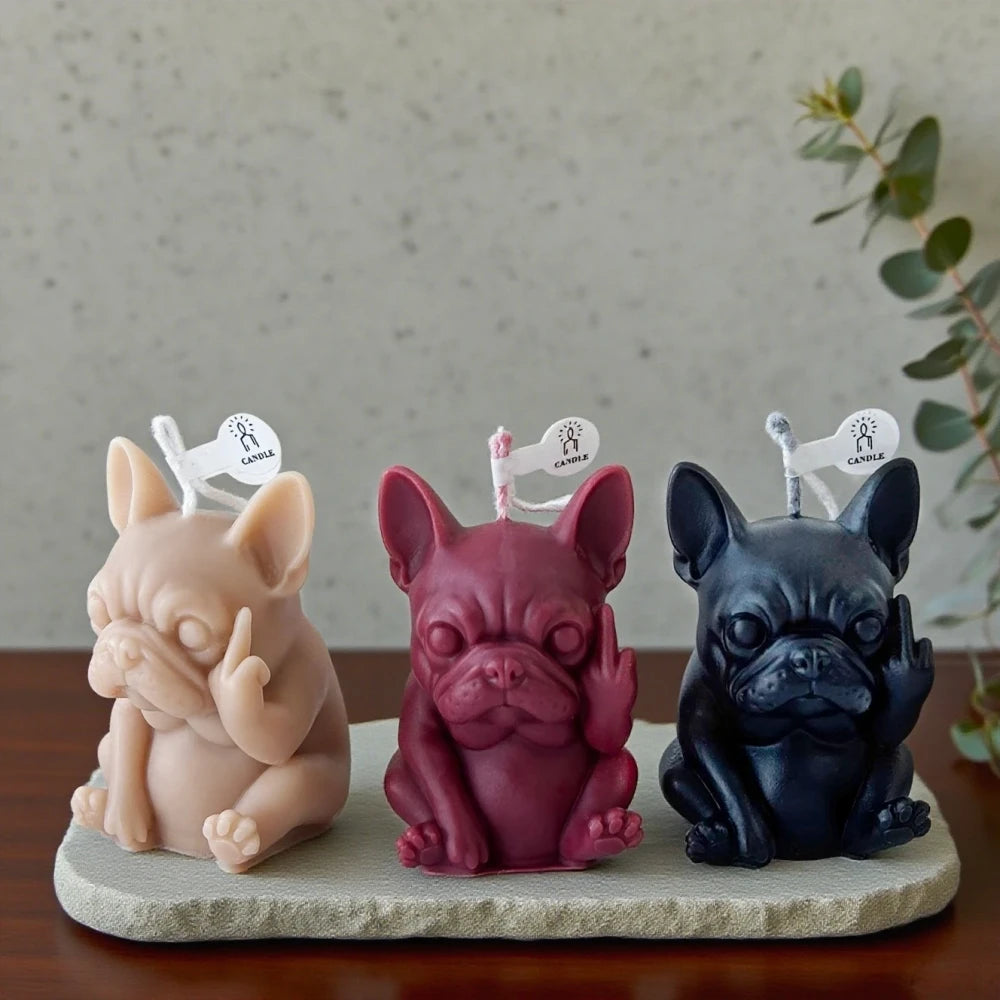 Mini Dog Shaped Scented Candle