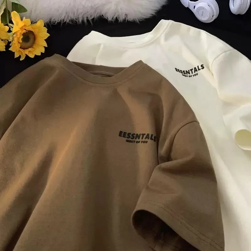 Oversized Letter Print T-shirt