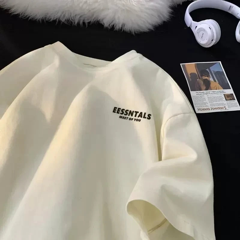 Oversized Letter Print T-shirt