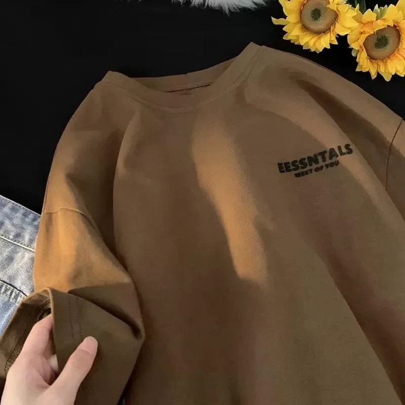 Oversized Letter Print T-shirt