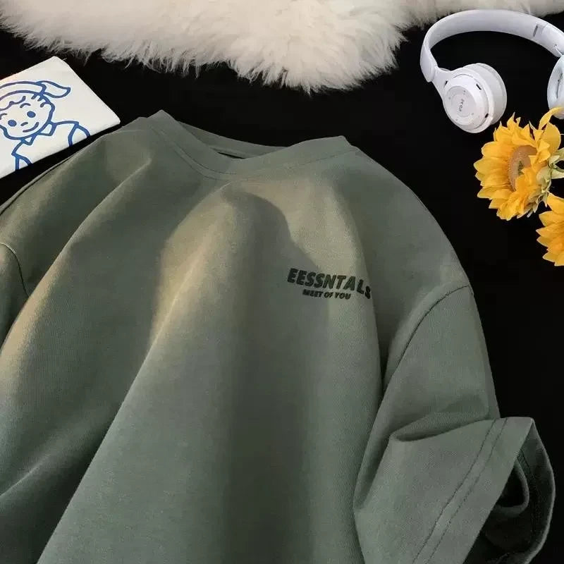 Oversized Letter Print T-shirt