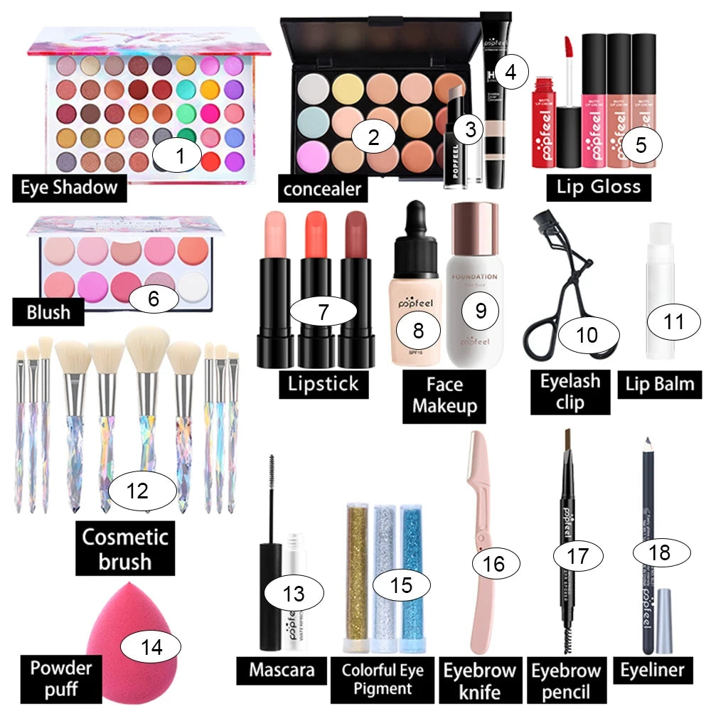 Popfeel All In One Makeup Kit