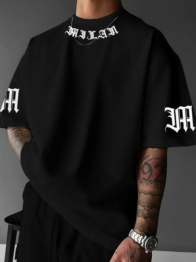 Breathable Streetwear Graphic T-Shirt