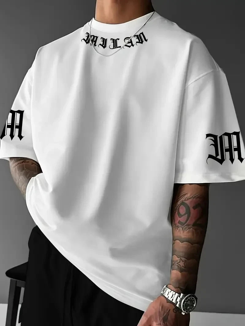 Breathable Streetwear Graphic T-Shirt
