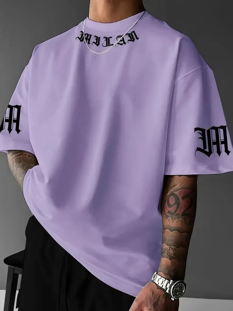 Breathable Streetwear Graphic T-Shirt